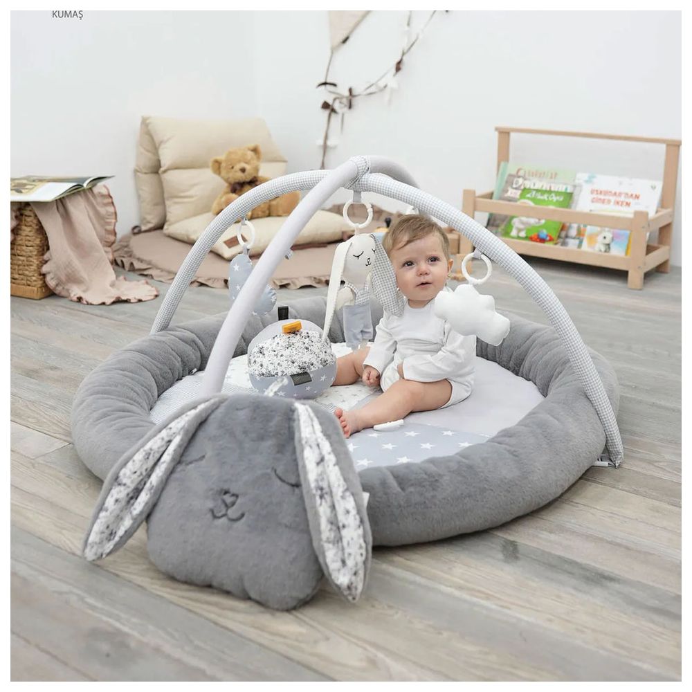 Bibena Nova Luxury Bloom Baby Gym - Grey