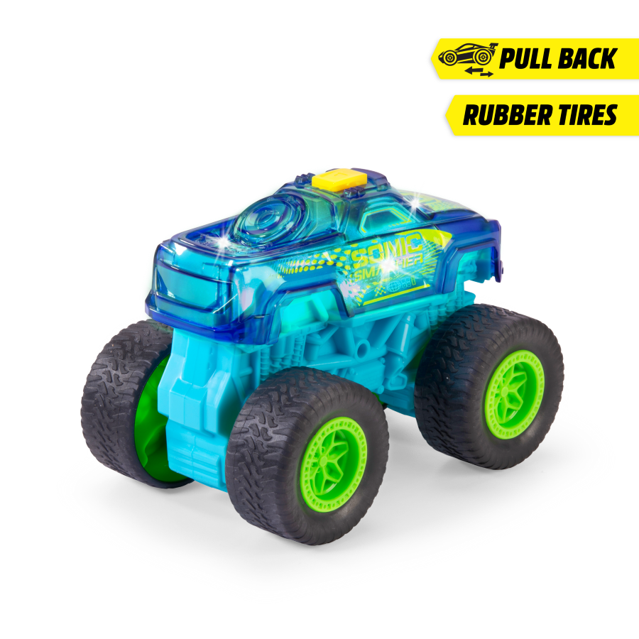 Dickie - Sonic Smasher Monster Truck - MultiColor