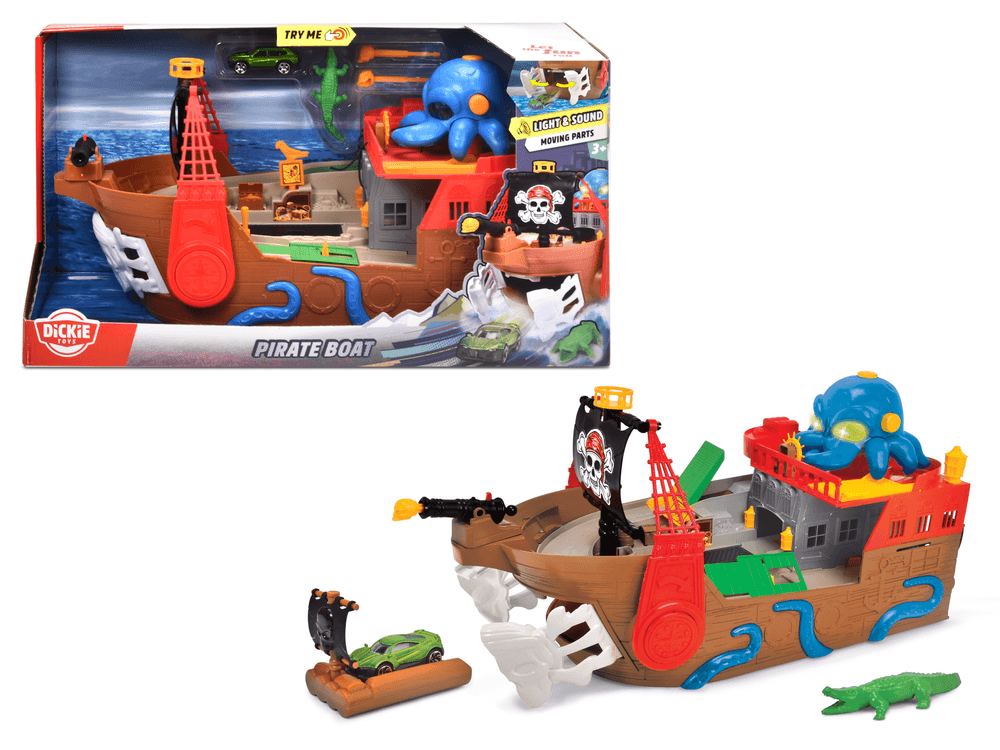 Dickie - Pirate Boat Playset