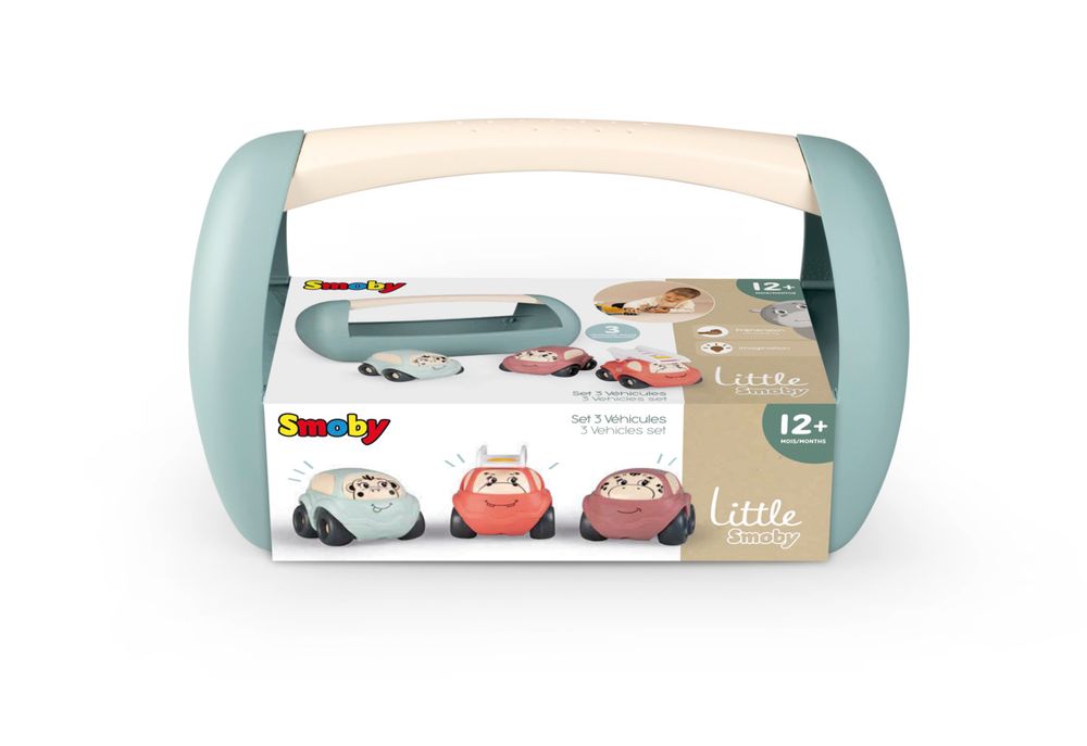 Smoby - Little Vehicles - 3 Pcs