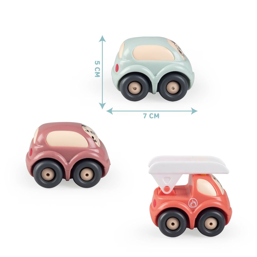 Smoby - Little Vehicles - 3 Pcs