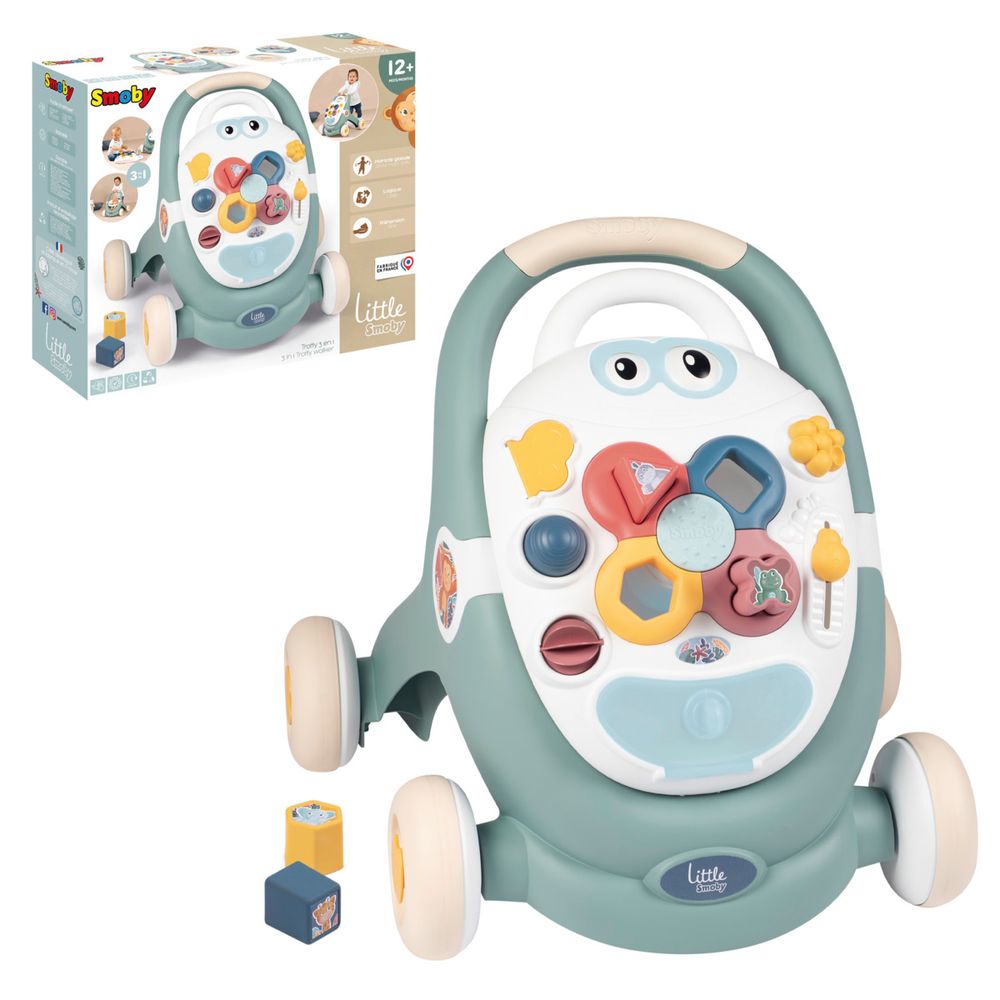 Smoby - 3-In-1 Baby Walker