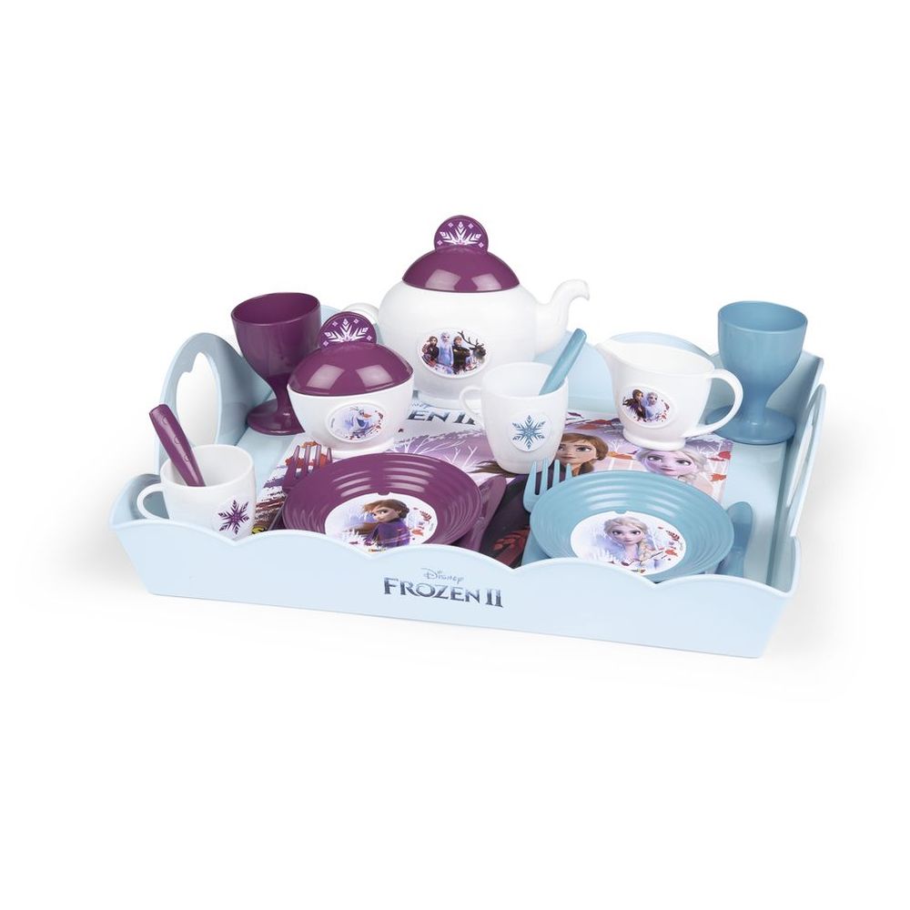 Smoby - Frozen 2 Serving Tray Role Playset - 17+ Pcs