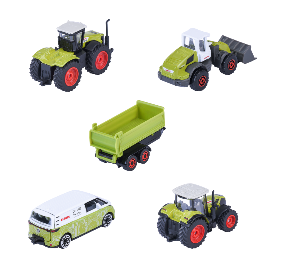 Majorette - Claas Farm Gift Pack Of 5 - Die Cast