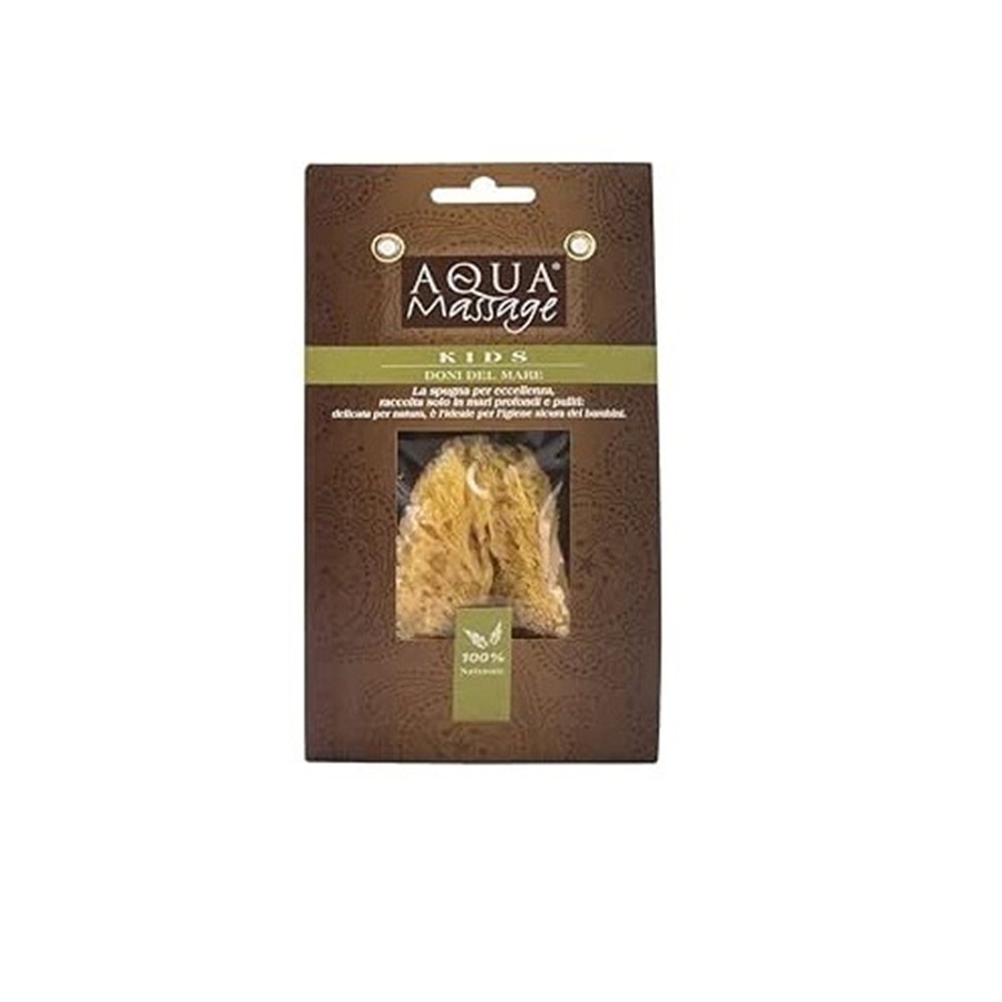 Aqua Massage Kids Doni Del Mare Bathing Sponge - 1 Pc - Brown