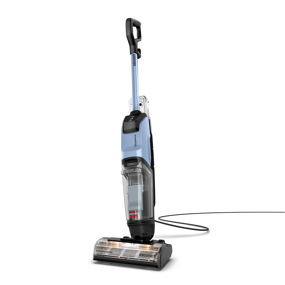 بيسيل - مكنسة كروس ويف إيدج فايند 4136K للتنظيف الرطب والجاف - أسود وأزرق