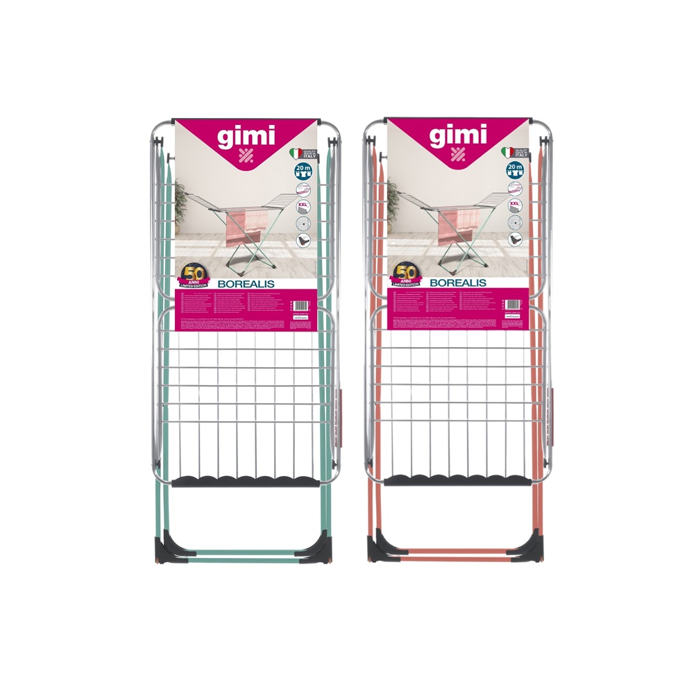Gimi - Borealis Aluminum-coated Steel Cloth Dryer With Wheels