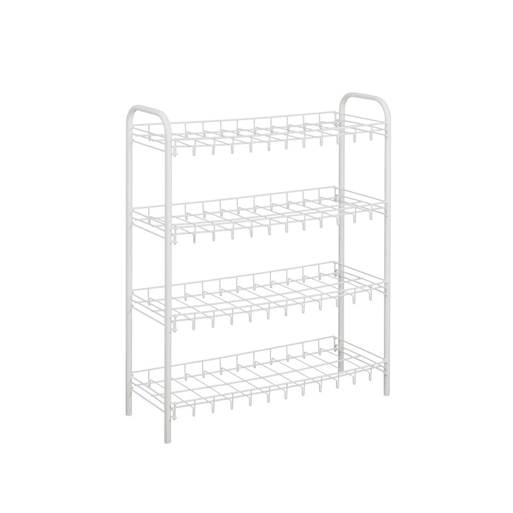 Metaltex - 4 Tier Shoe Rack - White