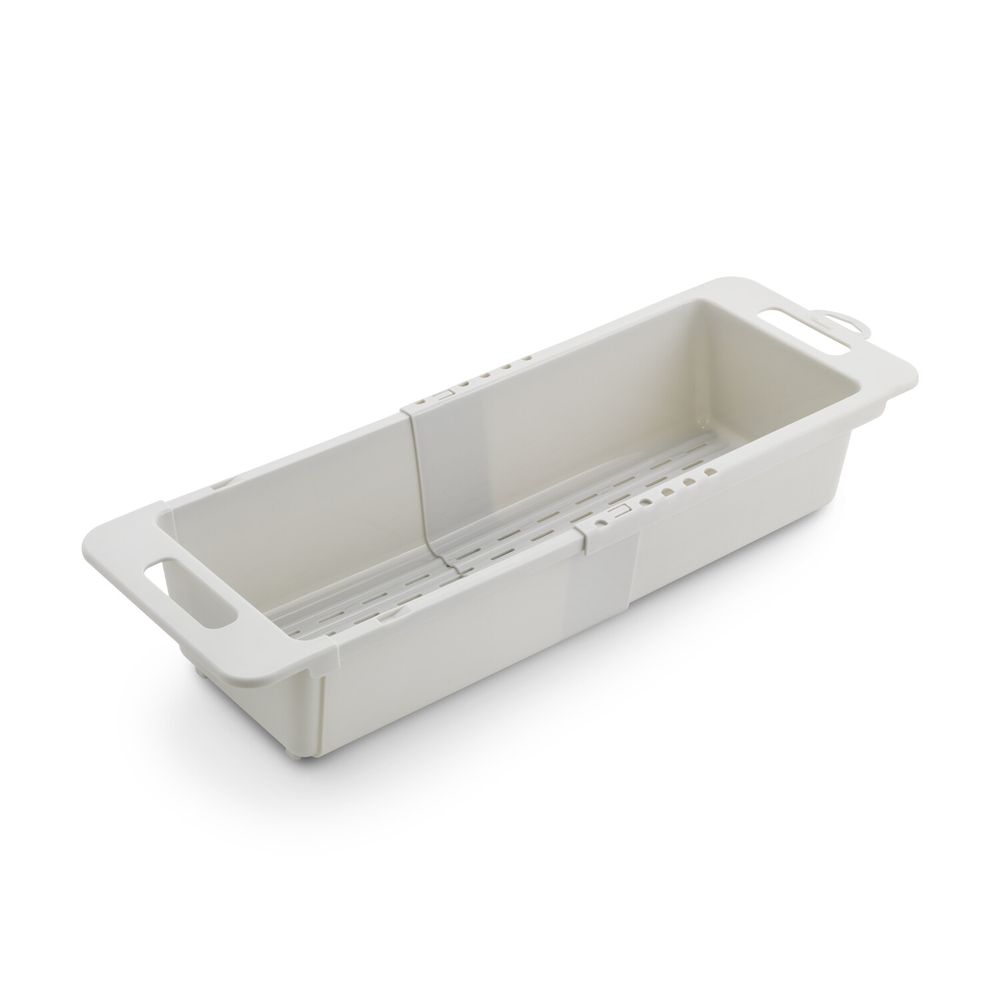Metaltex - Drainflex Extensible Over The Sink Colander Basket - Adjustable 35-52cm