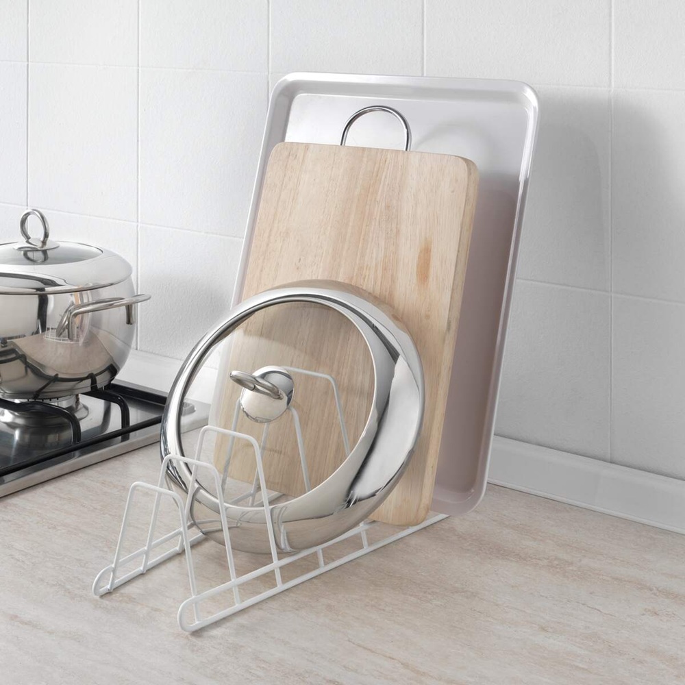 Metaltex - Pot Lid & Tray Holder - 6-Slot