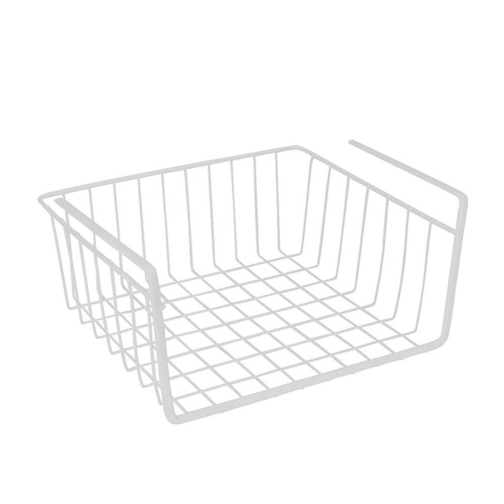 Metaltex - Babatex Undershelf Basket 30cm - Clever Cabinet Storage Without Installation - White