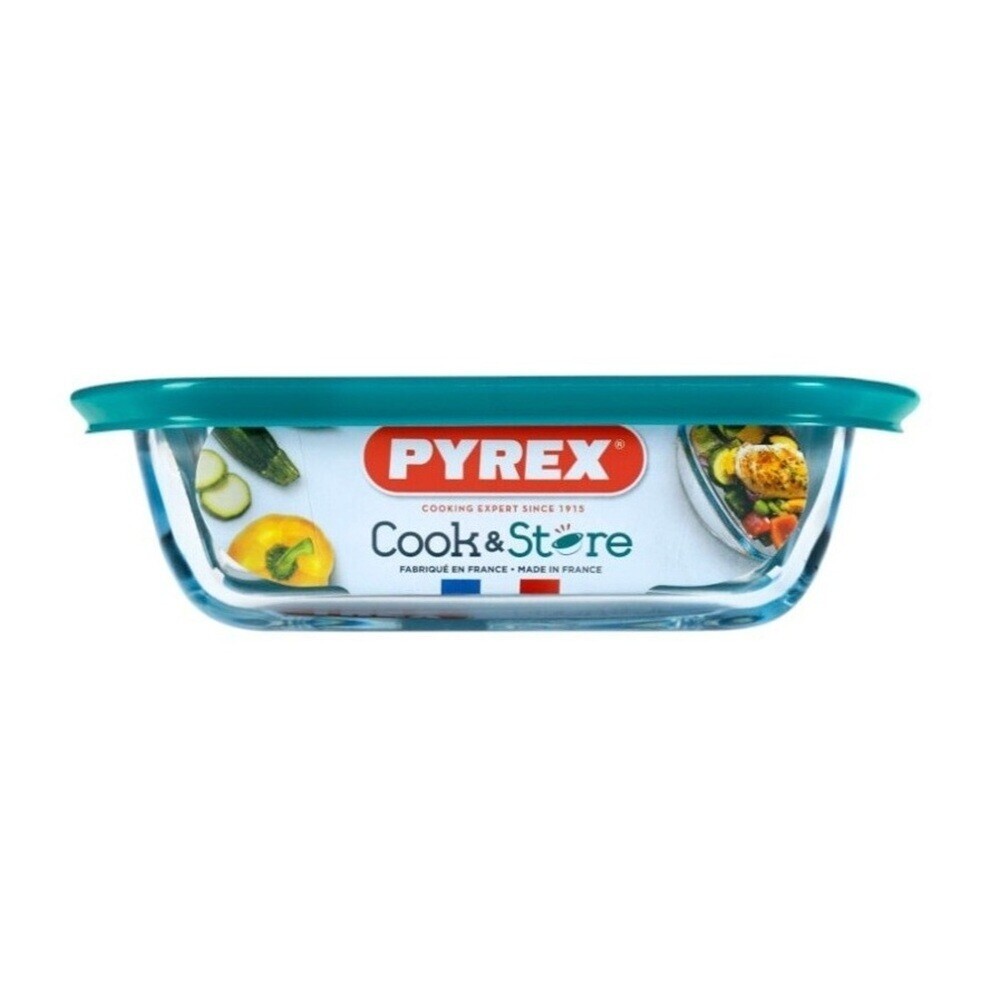 Pyrex - Cook & Store - Squared Roaster With Lid - 350 ml