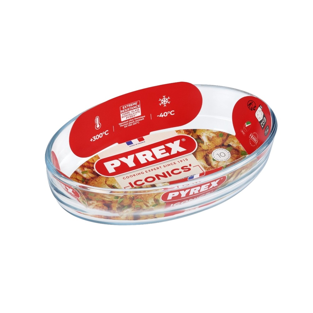 Pyrex Essentials Multipurpose Oval Roaster - 2 L