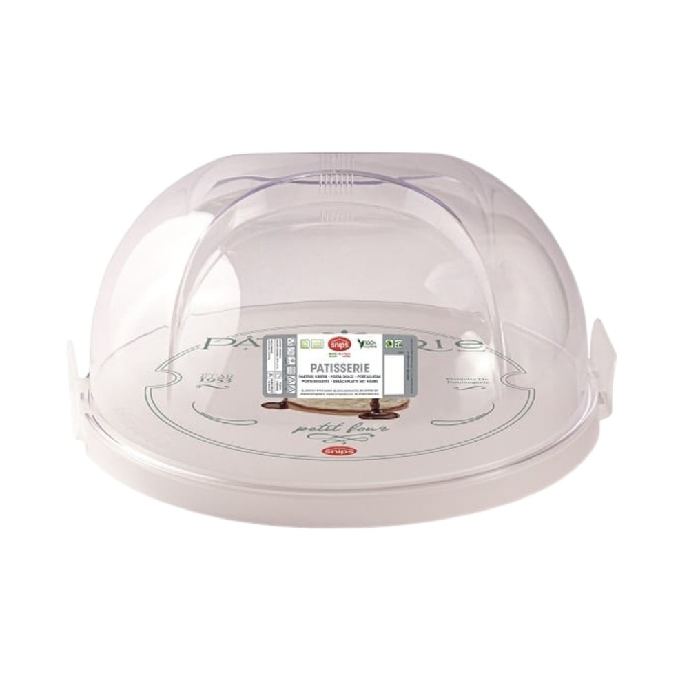 Snips - Pastries Keeper With Tray And Dome Cover – 24cm - Made In Italy