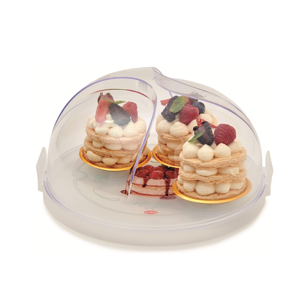 Snips - Pastries Keeper With Tray And Dome Cover – 24cm - Made In Italy