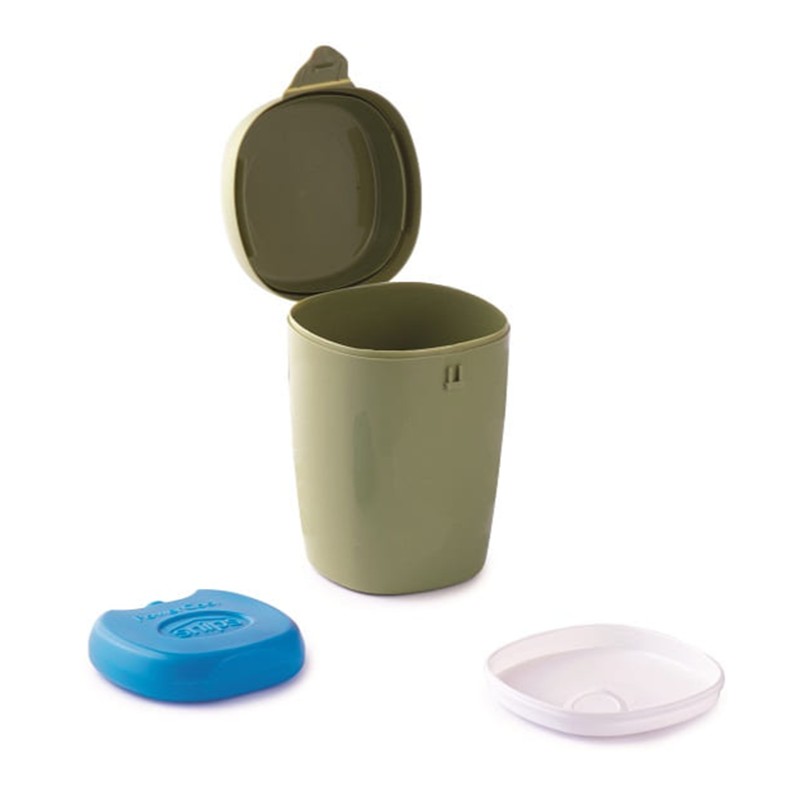 Snips - Yogurt Ice Box With Ice Pack And Leak Safe Lid – Green  - Made In Italy