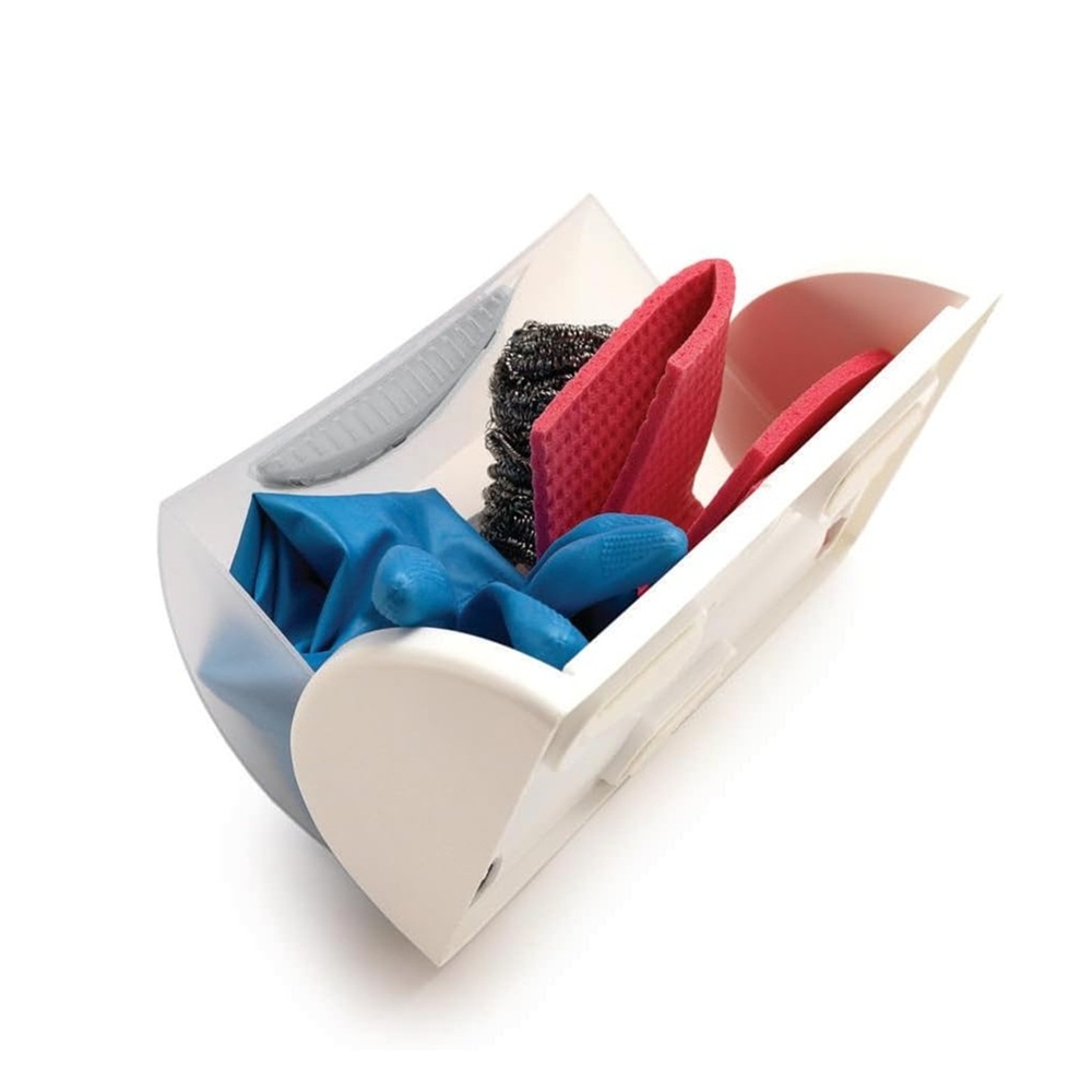 Snips - Ordinello Sponge And Glove Holder With Air Grill – Made In Italy