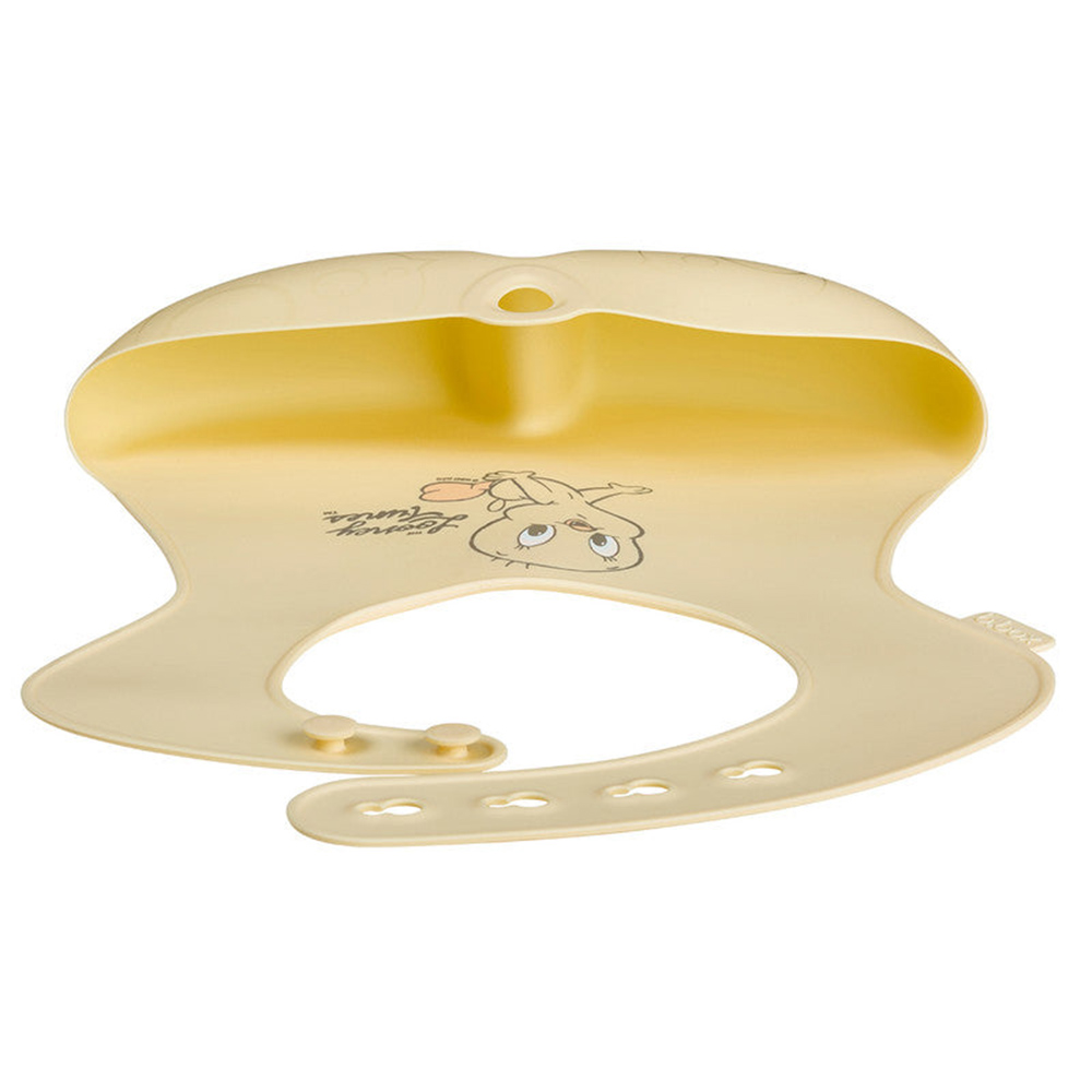 بي.بوكس - مريلة سيليكون لوني تونز - أصفر