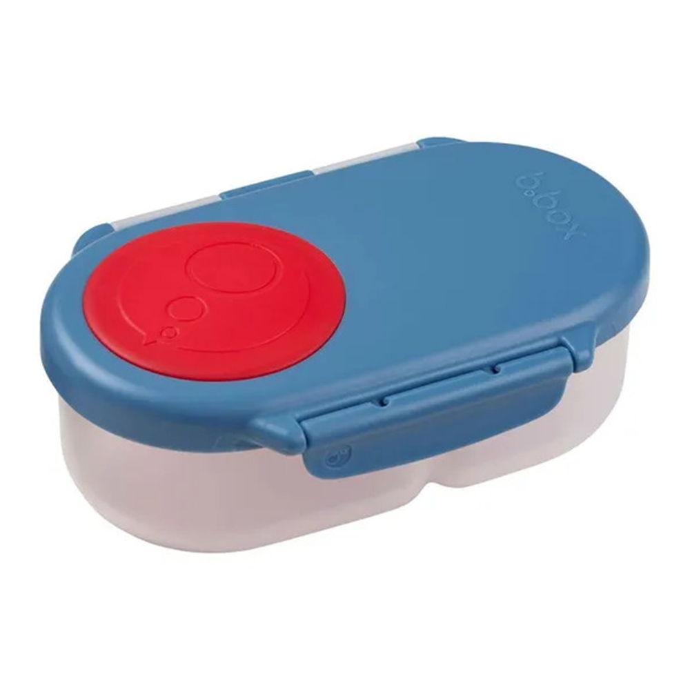 بي بوكس - صندوق وجبات خفيفة بقسمين - أزرق بليز