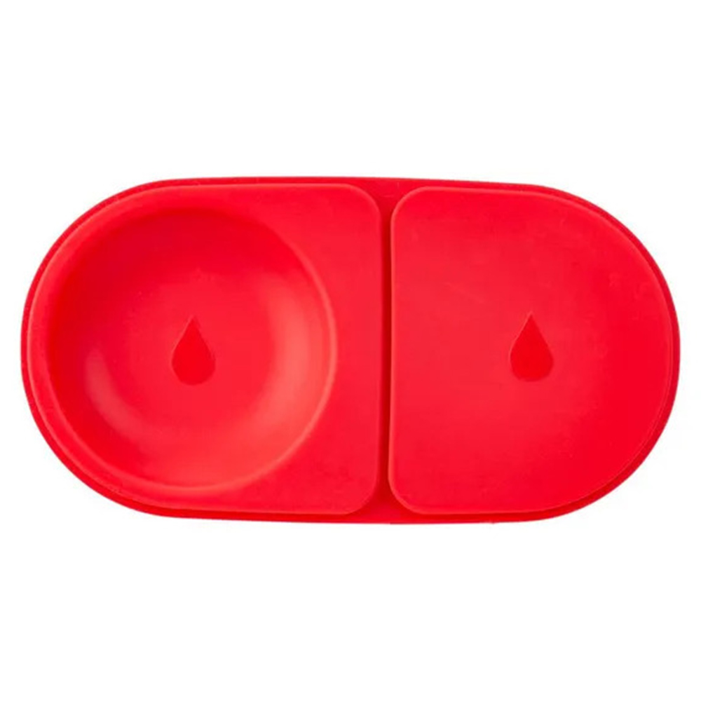 بي بوكس - صندوق وجبات خفيفة بقسمين - أزرق بليز