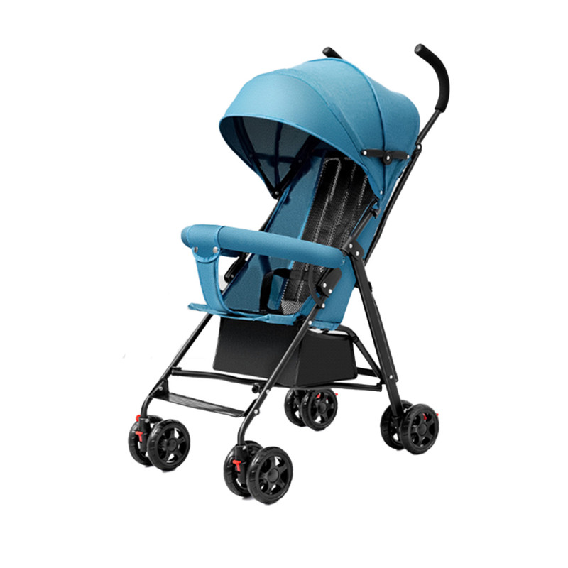 Star Babies - Lightweight Portable Infant Stroller With Compact Fold - Blue