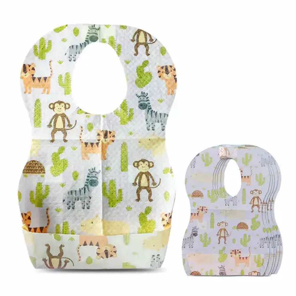 Star Babies - Disposable Bibs - Pack Of 24 - Animal