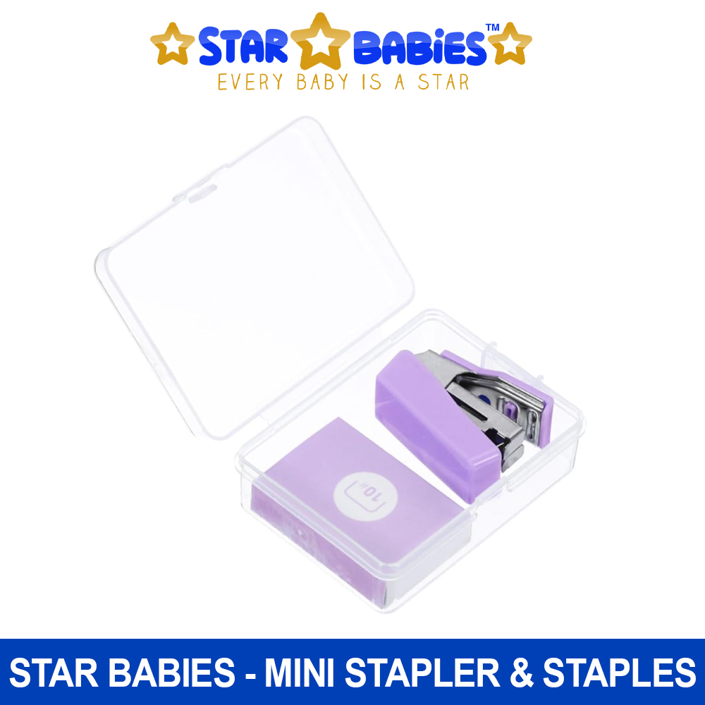 Star Babies - Mini Stapler And Staples - Purple