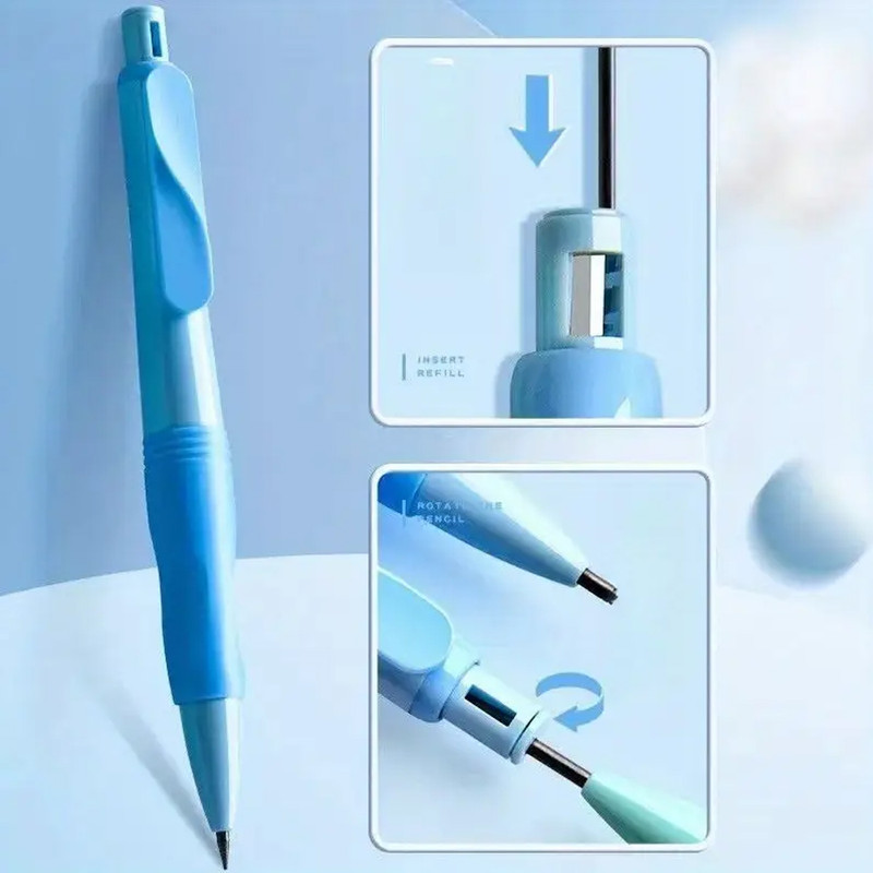 Star Babies - Pencil With Sharpener Set - Multicolor - 4 Pcs