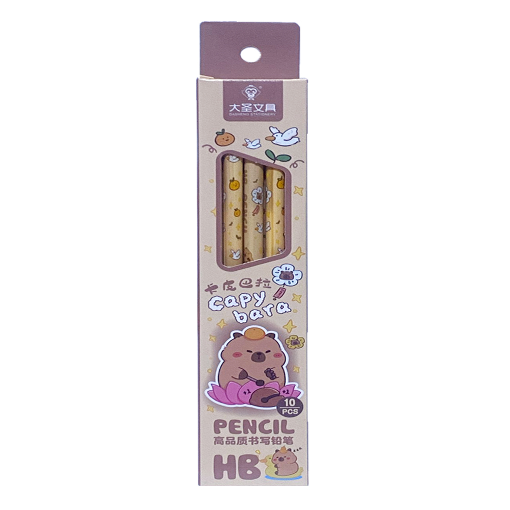 ستار بيبيز - أقلام رصاص للطلاب بنقشة كرتونية - 10 قطع