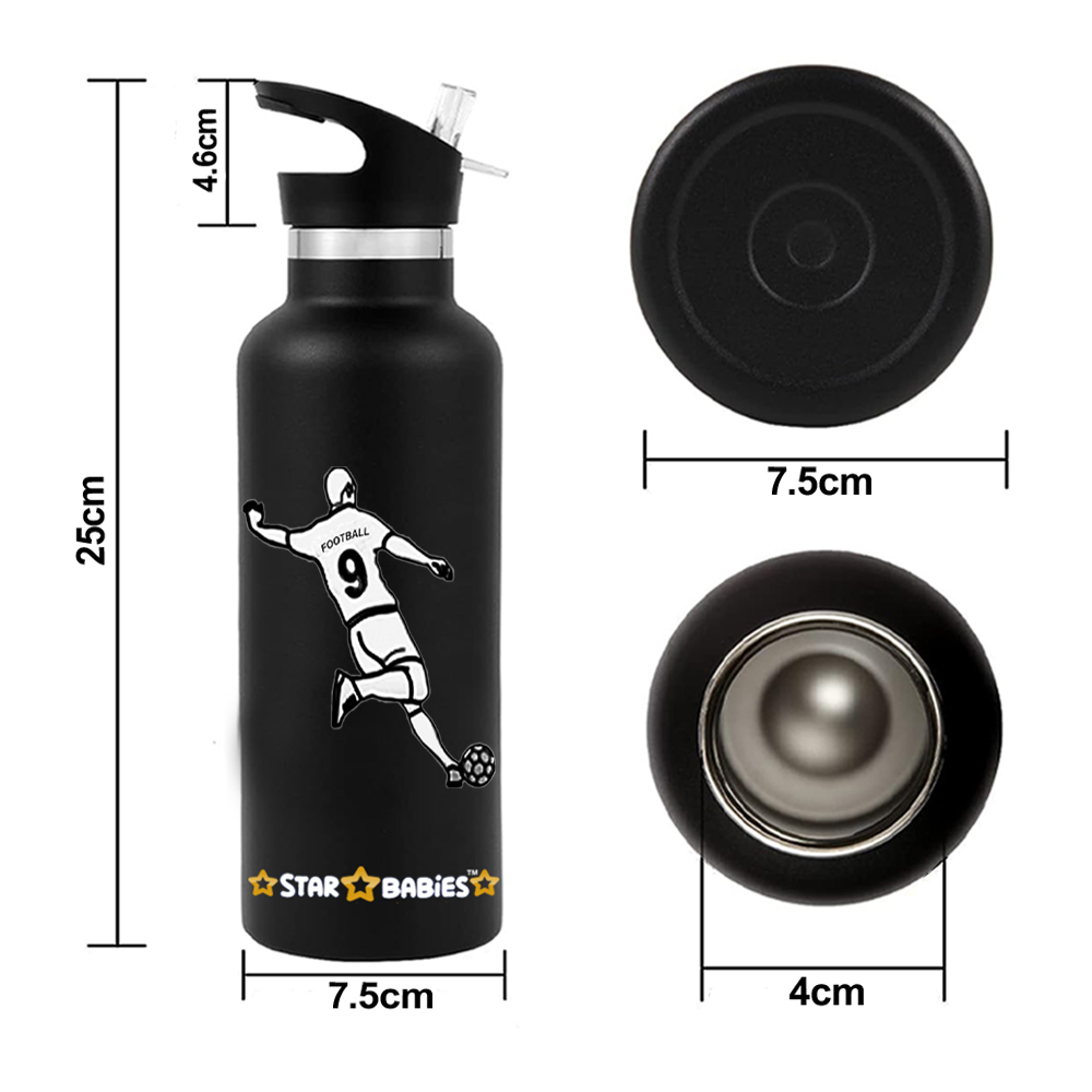 Star Babies - Stainless Steel Bottle & Food Jar + 2 Fruit Picks + Fork-Spoon Set