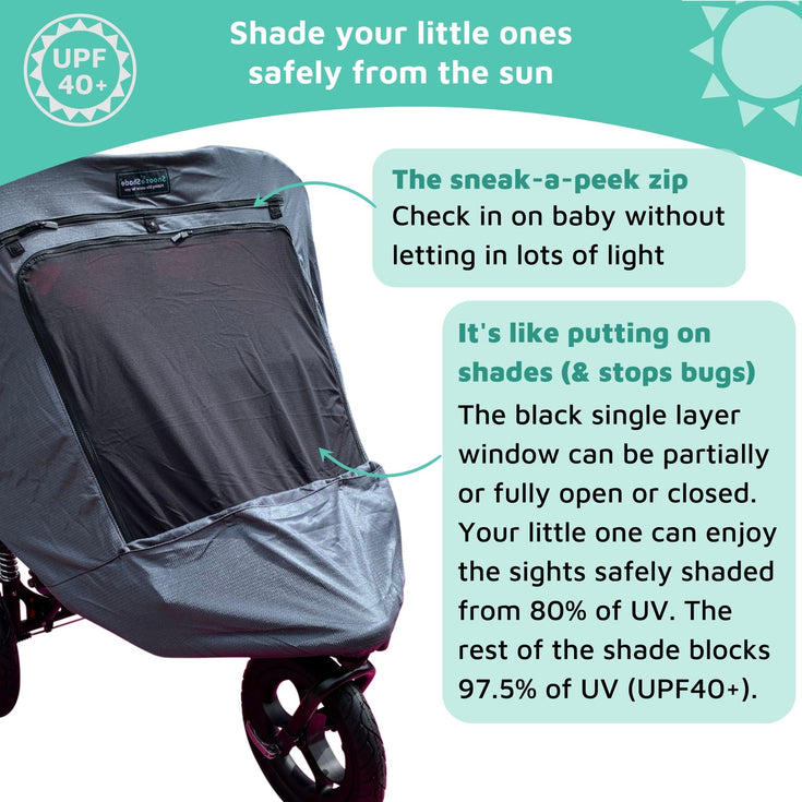 Snoozeshade - Twin Deluxe Sun And Sleep Shade Cover Only