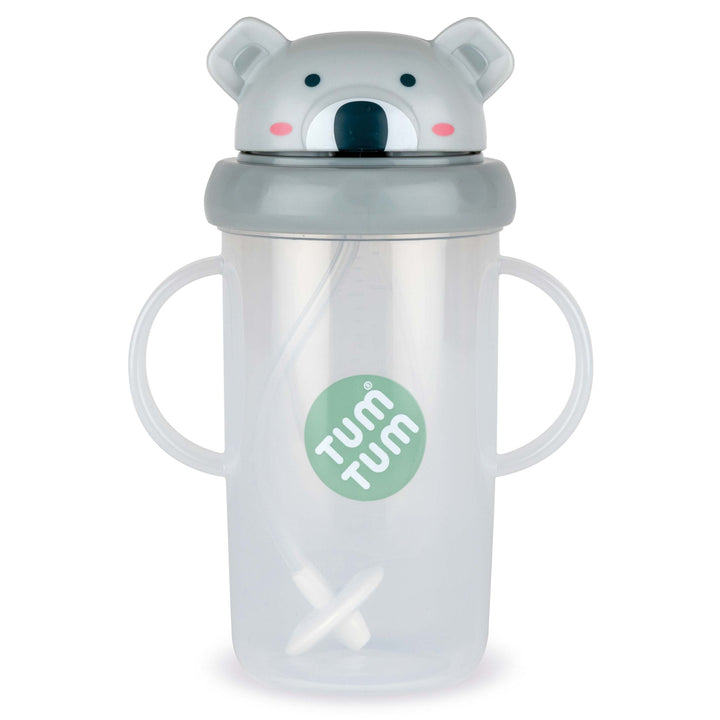 Tum Tum - Series 3 Tippy Up Weighted Straw Cup - Grey - 300ml