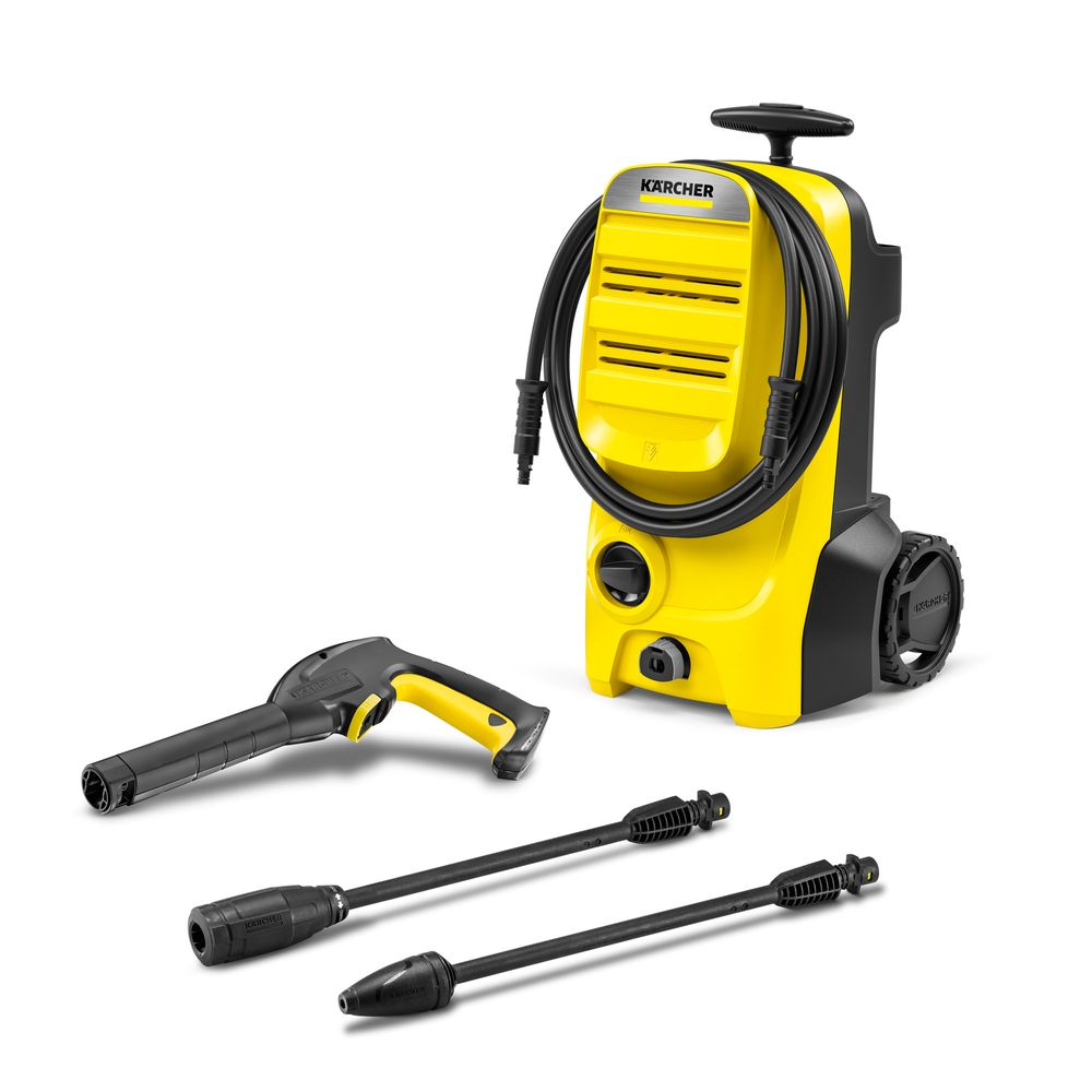 Karcher - K4 Classic Pressure Washer - 130 Bar - 1800w – Compact And Lightweight Electric Power Washer With Vario Power And Dirt Blaster Lances For Cars