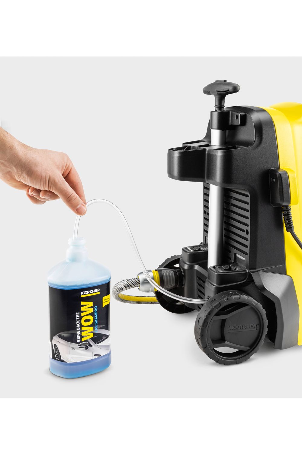 Karcher - K4 Classic Pressure Washer - 130 Bar - 1800w – Compact And Lightweight Electric Power Washer With Vario Power And Dirt Blaster Lances For Cars