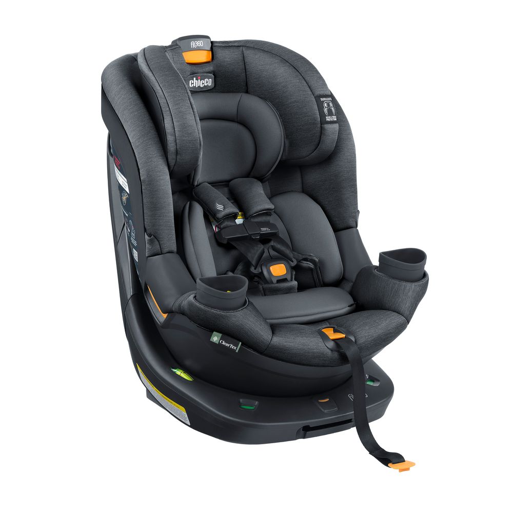 Chicco - Fit360 ClearTex Rotating Convertible Car Seat - Slate