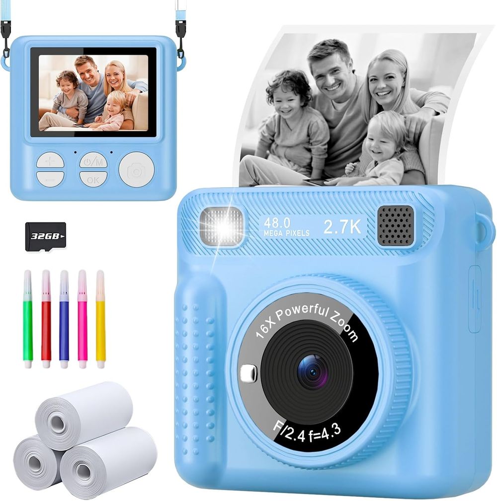 Mumfactory - Camera For Kids Instant Print