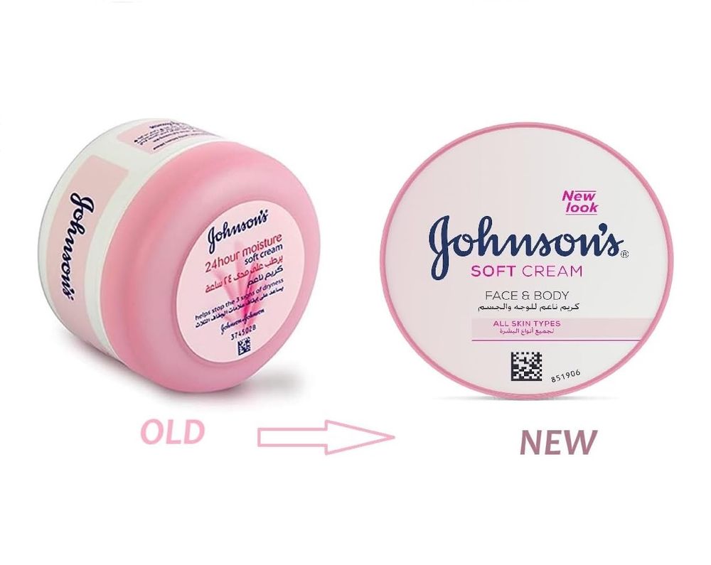 جونسون & جونسون - كريم ناعم للوجه والجسم - 300 مل