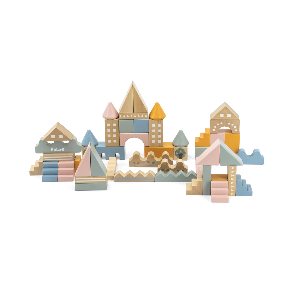 PolarB - City Building Blocks Set - 60 Pcs