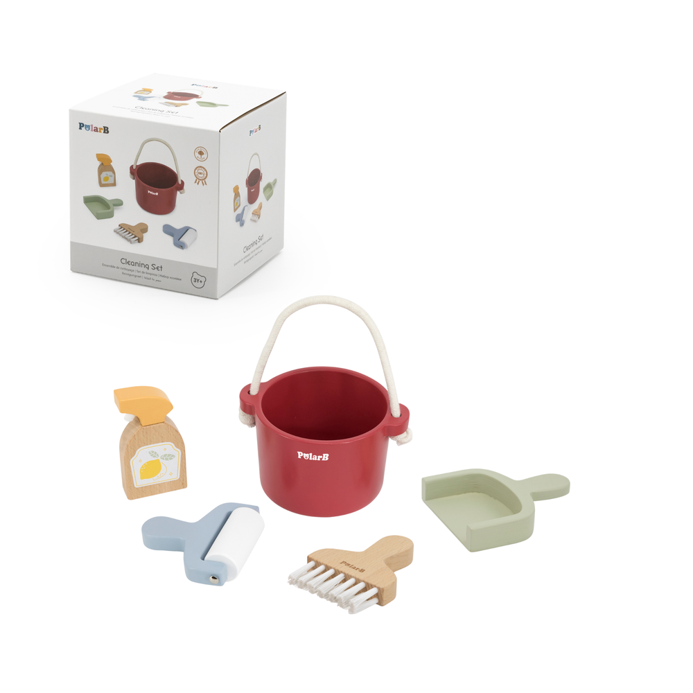 PolarB - Wooden Cleaning Set - 5 Pcs