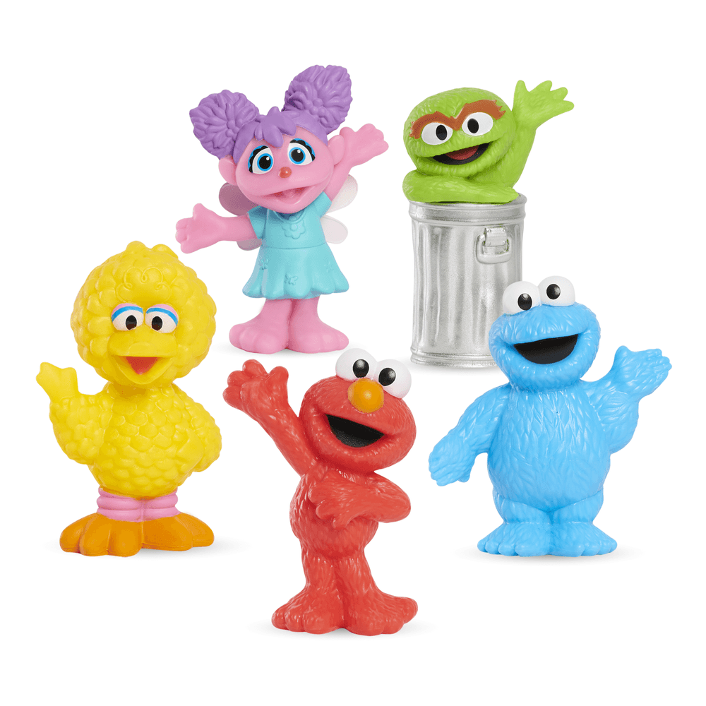 Sesame Street - Mini Figures Collectable Playset - Multicolor - 5 Pcs - 3-Inch