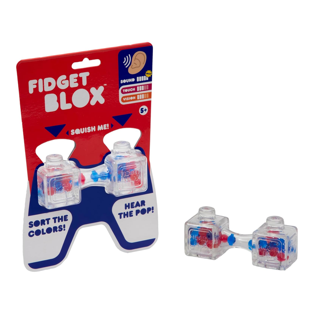 Jelly Blox - Goliath Fidget Toy - Red/Blue