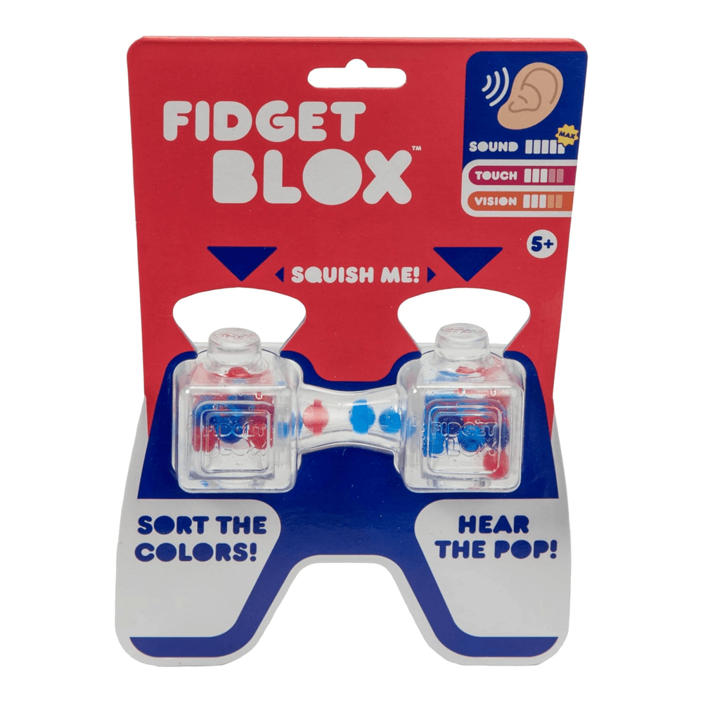 Jelly Blox - Goliath Fidget Toy - Red/Blue