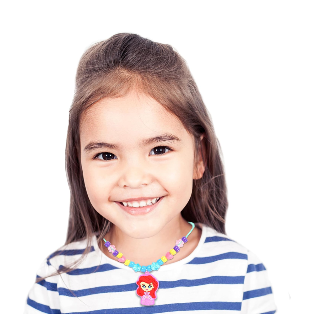 مجموعة صنع مجوهرات "جاست بلاي" - علبة أنشطة لصنع قلادة أميرات ديزني