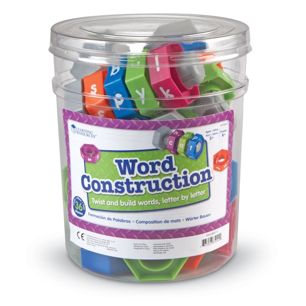 Learning Resources - Word Construction Playset - 36 Pcs