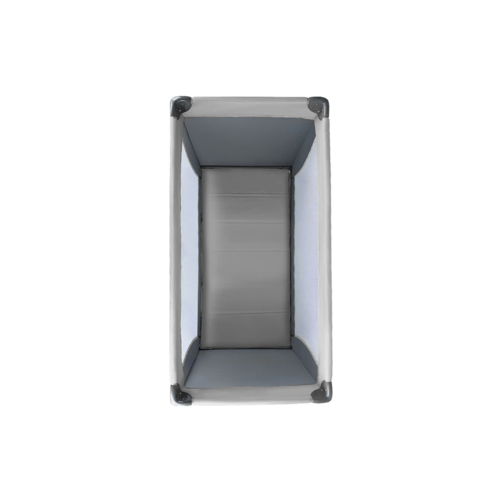 Bumble & Bird - 2-in-1 Travel Cot & Foldable Playpen - Grey