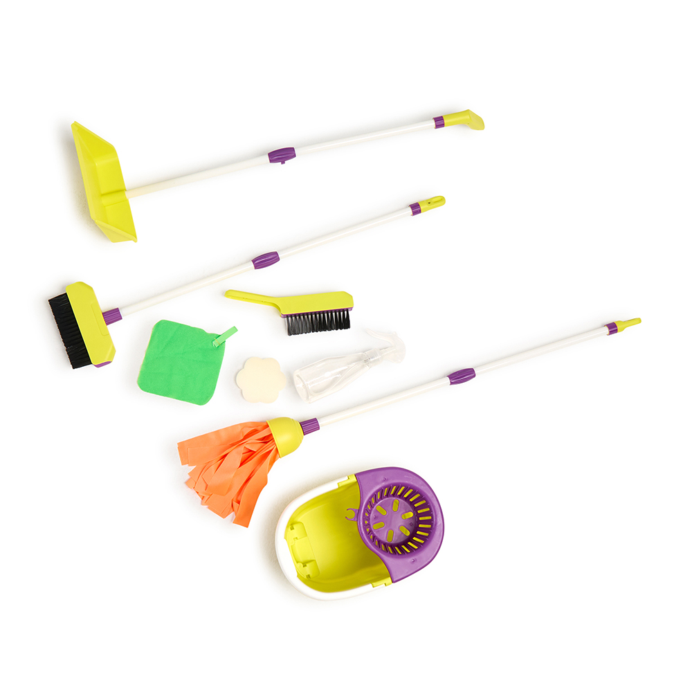 Little Learners Pretend Role Play Cleaning Set - 9 Pc Set