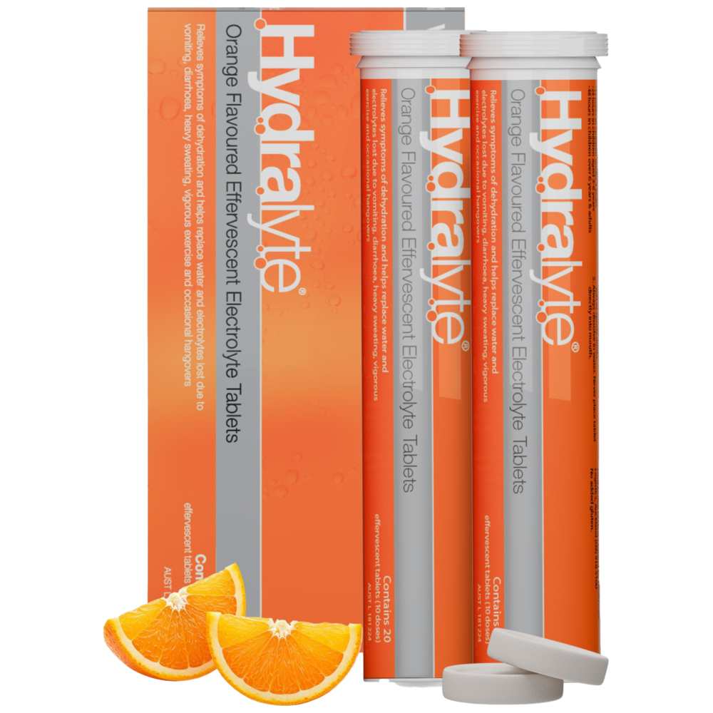 هيدرالايت - أقراص فوارة - برتقال - 40 قرص