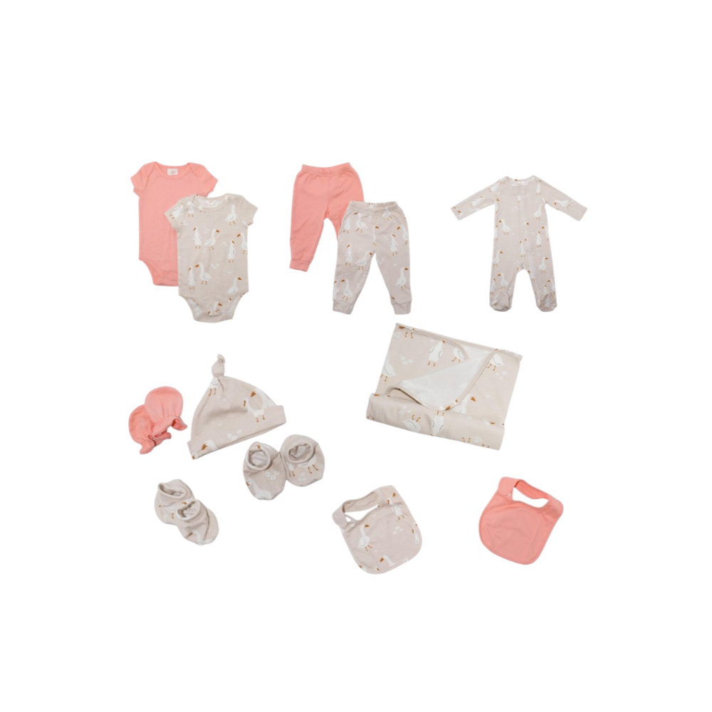 Bambimici - Girl's Welcome Home Baby Set - Pack of 12 - Pink