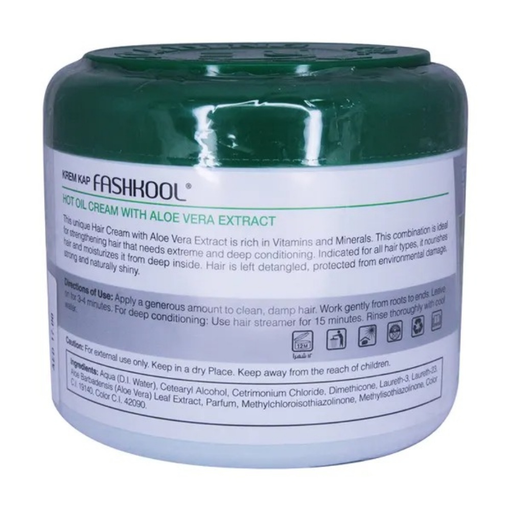فاش كول - كريم زيت ساخن للشعر - 500 مل