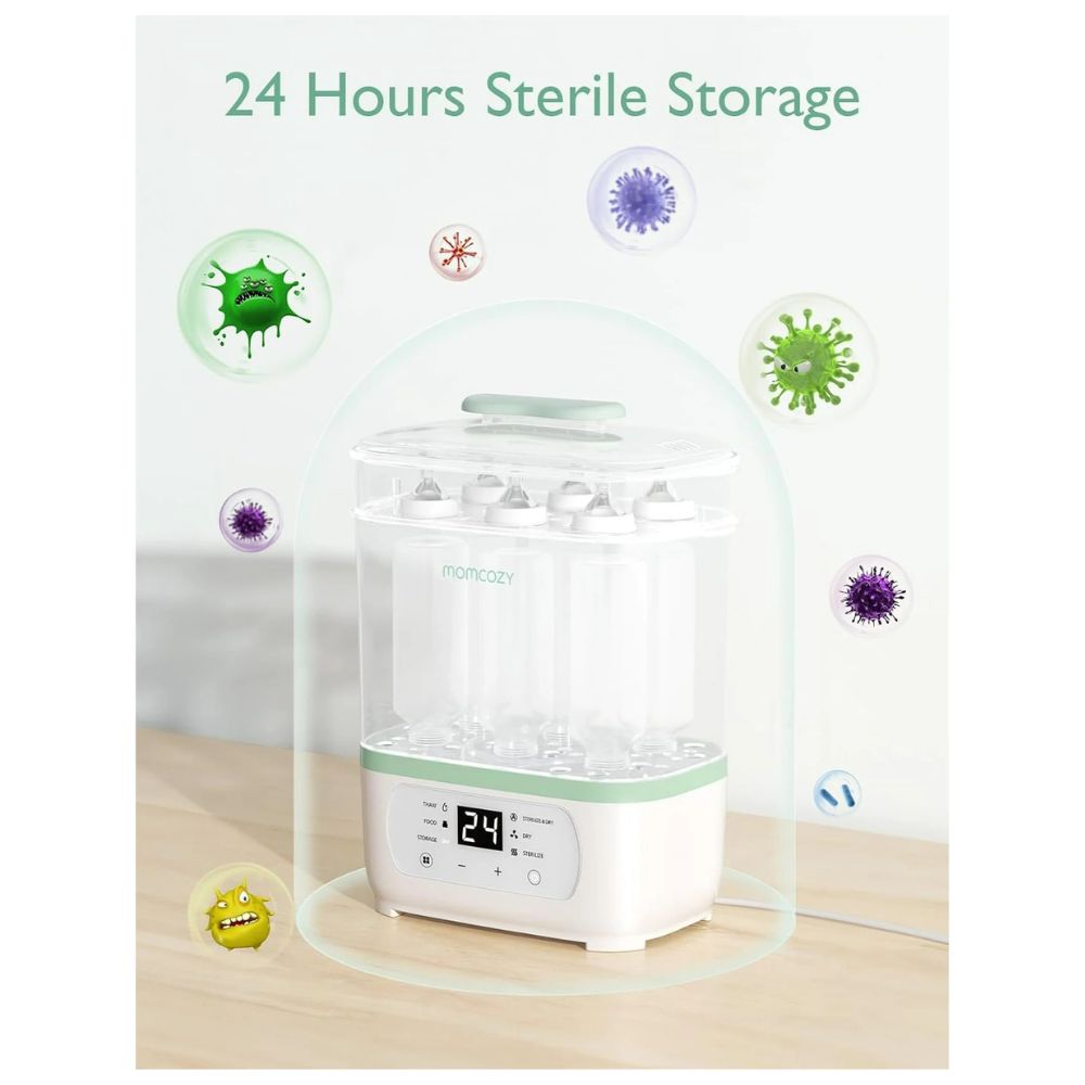Momcozy - 8-In-1 Bottle Sterilizer And Dryer - White